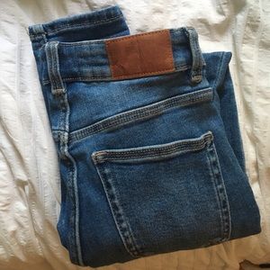 Zara - vintage high rise skinny jeans